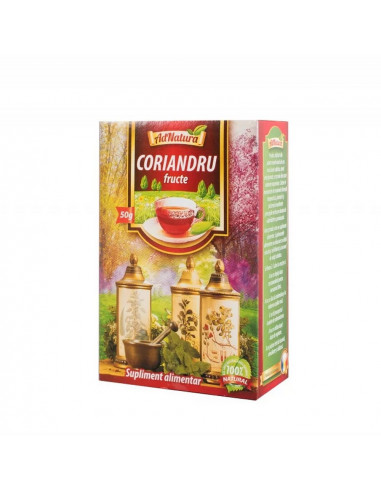 Ceai coriandru fructe x 50 g – AdNatura