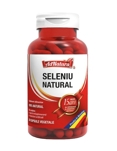 Seleniu Natural, 30 capsule AdNatura