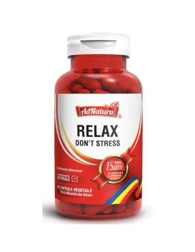 Relax – Don’t Stress, 60 capsule AdNatura