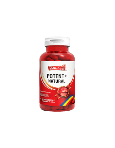 Potent + Natural, 60 capsule AdNatura
