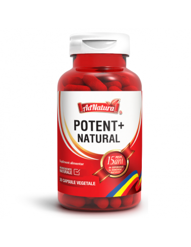 Potent + Natural, 30 capsule AdNatura