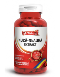 Nucă-Neagră Extract, 30 capsule AdNatura