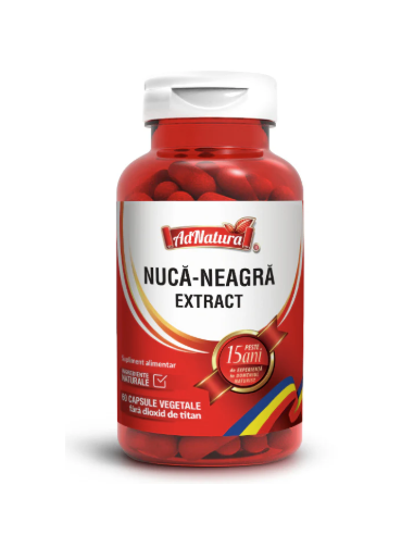 Nucă-Neagră Extract, 30 capsule AdNatura
