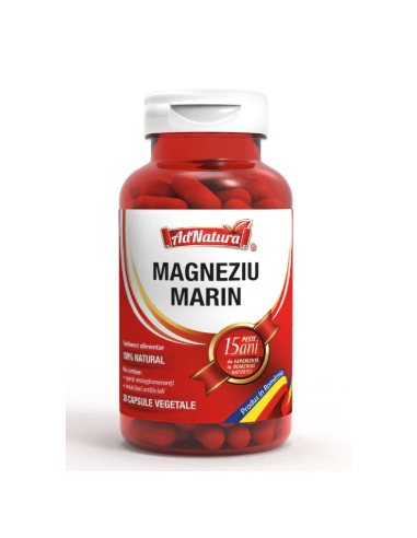 Magneziu Marin, 30 capsule AdNatura