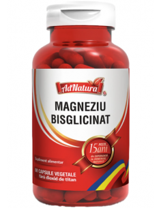 Magneziu Bisglicinat, 60 capsule AdNatura