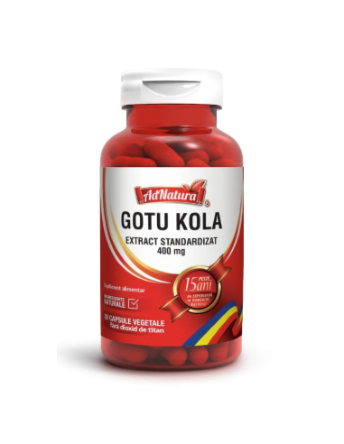 Gotu Kola 400mg x 30 cps AdNatura