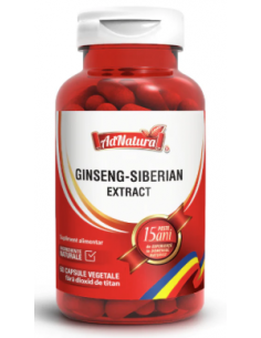 Ginseng Siberian extract x 60 cps AdNatura