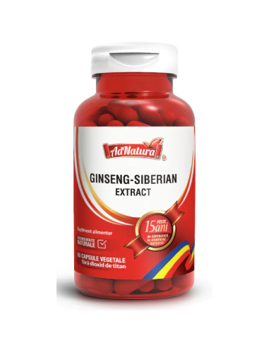Ginseng Siberian extract x 60 cps AdNatura
