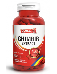 Ghimbir extract - 60 capsule AdNatura