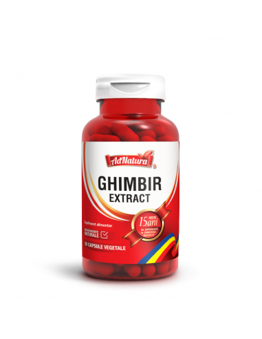 Ghimbir extract x 30 capsule AdNatura