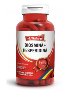 Diosmina + Hesperidina x 30 capsule AdNatura