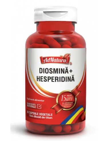 Diosmina + Hesperidina x 30 capsule AdNatura