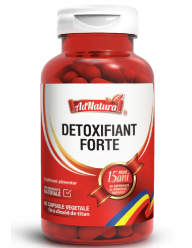 Detoxifiant Forte x 60 capsule AdNatura