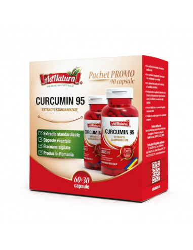 Curcumin 95 pac x 60 + 30 capsule AdNatura