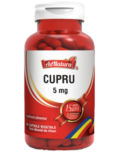 Cupru 5mg x 60 capsule AdNatura