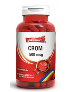 Crom 500mcg x 30 capsule AdNatura