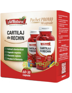 Cartilaj de rechin pachet x 60 + 30 capsule AdNatura