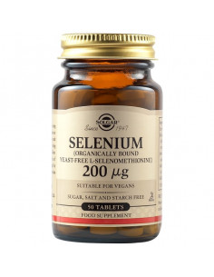 Solgar Selenium 200 µg, 50 tablete