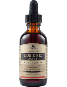 Solgar Vitamin B12 Liquid B-Complex, 59 ml
