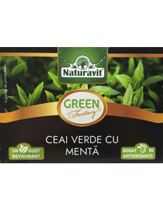 Ceai Verde cu Mentă Fantasy x 15 plicuri, Naturavit