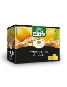 Ceai de Ghimbir cu Lămâie Fantasy x 15 plicuri Naturavit