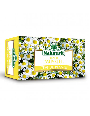 Ceai de Mușețel, 20 plicuri, Naturavit