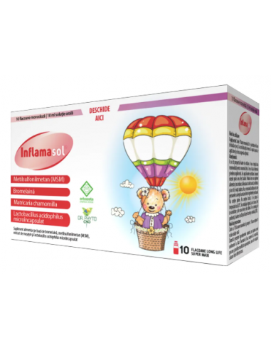 Inflamasol soluție orală, 10 flacoane x 10 ml,...