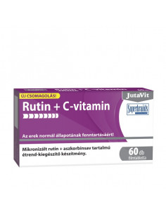 Rutină + Vitamina C, 60 tablete – JutaVit