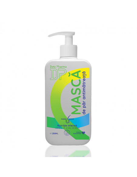 Mască de păr antimătreață, 250 ml - Dotz Pharma