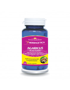 Agaricus, 60 capsule, Herbagetica
