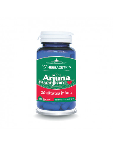 Arjuna Cardio Forte, 60 capsule, Herbagetica