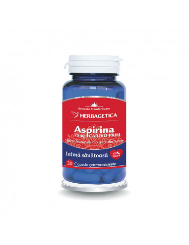 Aspirina Naturala Cardio Prim, 30 capsule,...