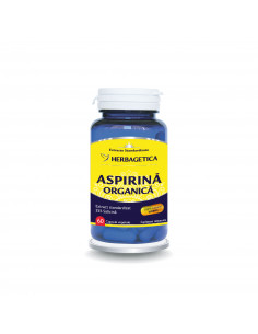 Aspirina Organica, 60 capsule, Herbagetica
