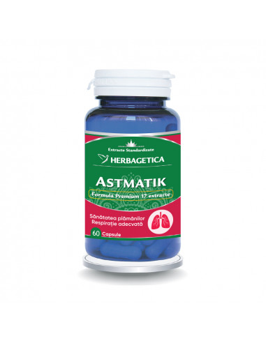 Astmatik, 60 capsule, Herbagetica