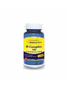B Complex 100, 60 capsule, Herbagetica