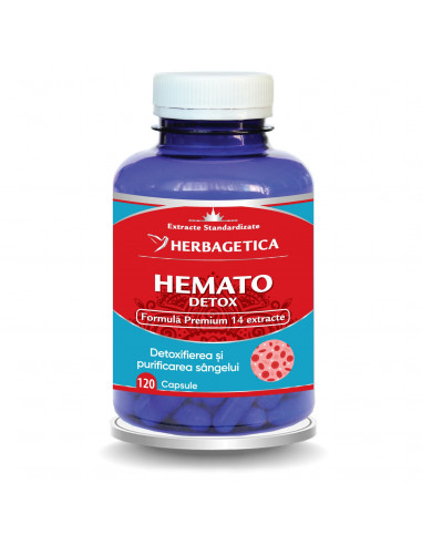 HematoDetox, 120 capsule, Herbagetica