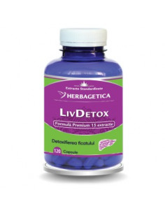 Livdetox, 120 capsule, Herbagetica