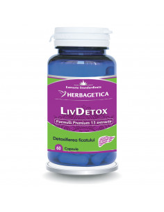 Livdetox, 60 capsule, Herbagetica