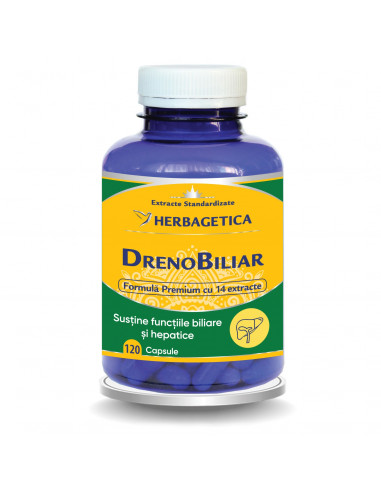 Drenobiliar, 120 capsule, Herbagetica