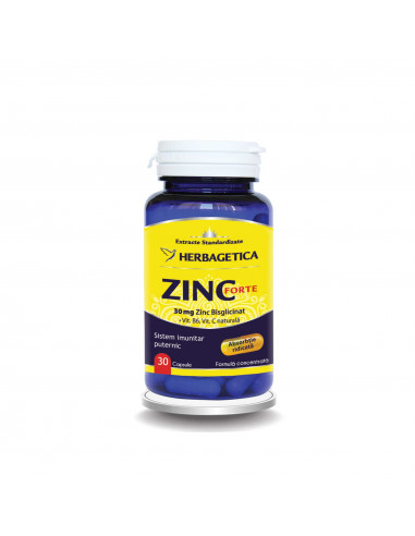 Zinc Forte, 30 capsule, Herbagetica