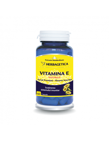 Vitamina E, 60 capsule, Herbagetica