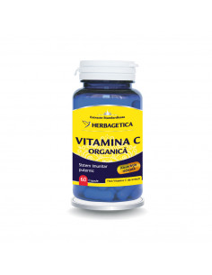 Vitamina C Organica, 60 capsule, Herbagetica