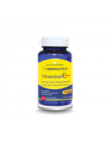 Vitamina C Forte 400 mg, 30 capsule, Herbagetica