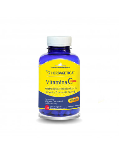 Vitamina C Forte 400 mg, 120 capsule, Herbagetica