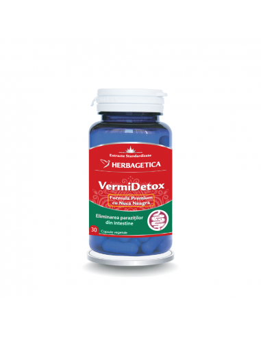 Vermidetox, 30 capsule, Herbagetica