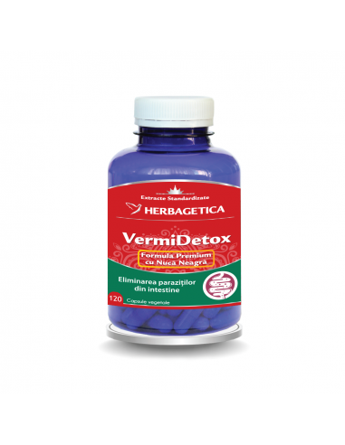 Vermidetox, 120 capsule, Herbagetica