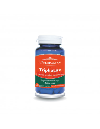 Triphalax, 30 capsule, Herbagetica