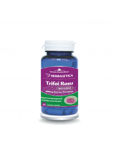 Trifoi Rosu / Red Clover, 60 capsule, Herbagetica