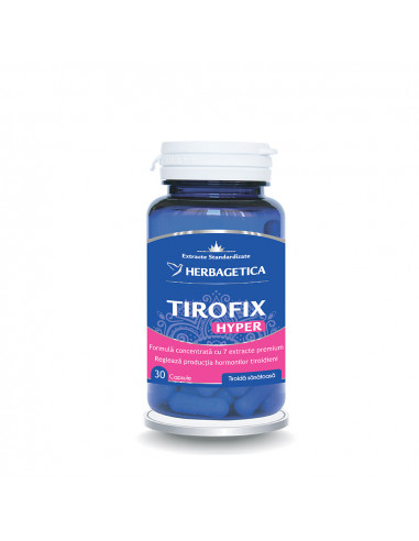 Tirofix Hyper, 30 capsule, Herbagetica