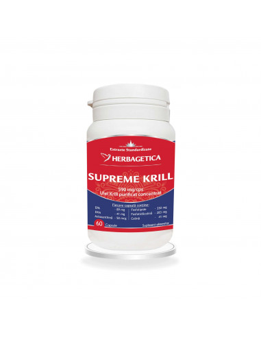 Supreme Krill, 60 capsule, Herbagetica